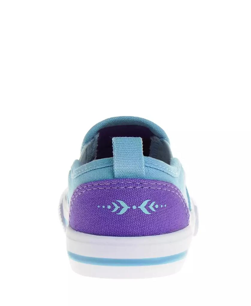 商品Disney|Little Girls Frozen Slip On Canvas Sneakers,价格¥262,第3张图片详细描述