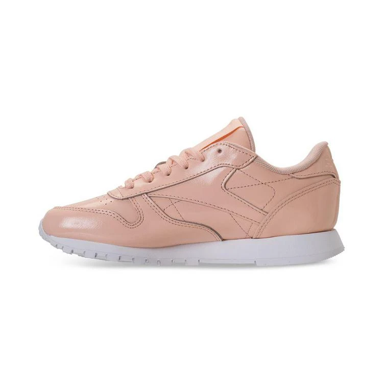 商品Reebok|Women's Classic Leather Patent Casual Sneakers from Finish Line,价格¥524,第4张图片详细描述