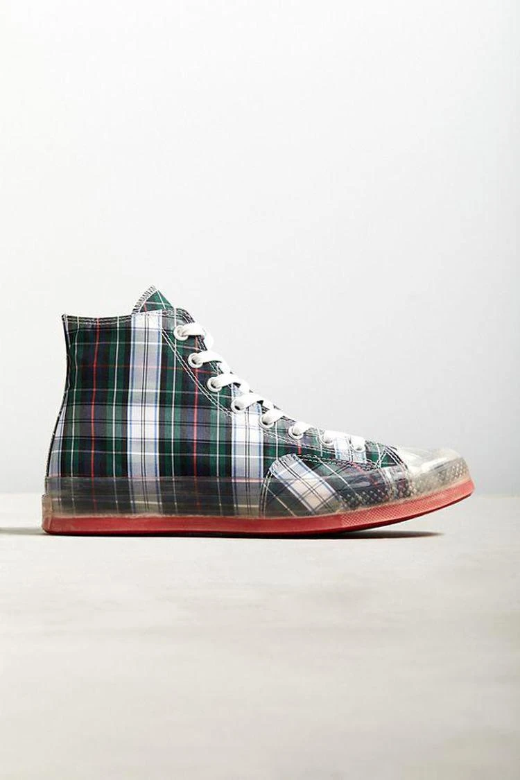 商品Converse|Converse Chuck 70 Plaid Clear Sole High Top 休闲鞋,价格¥674,第1张图片