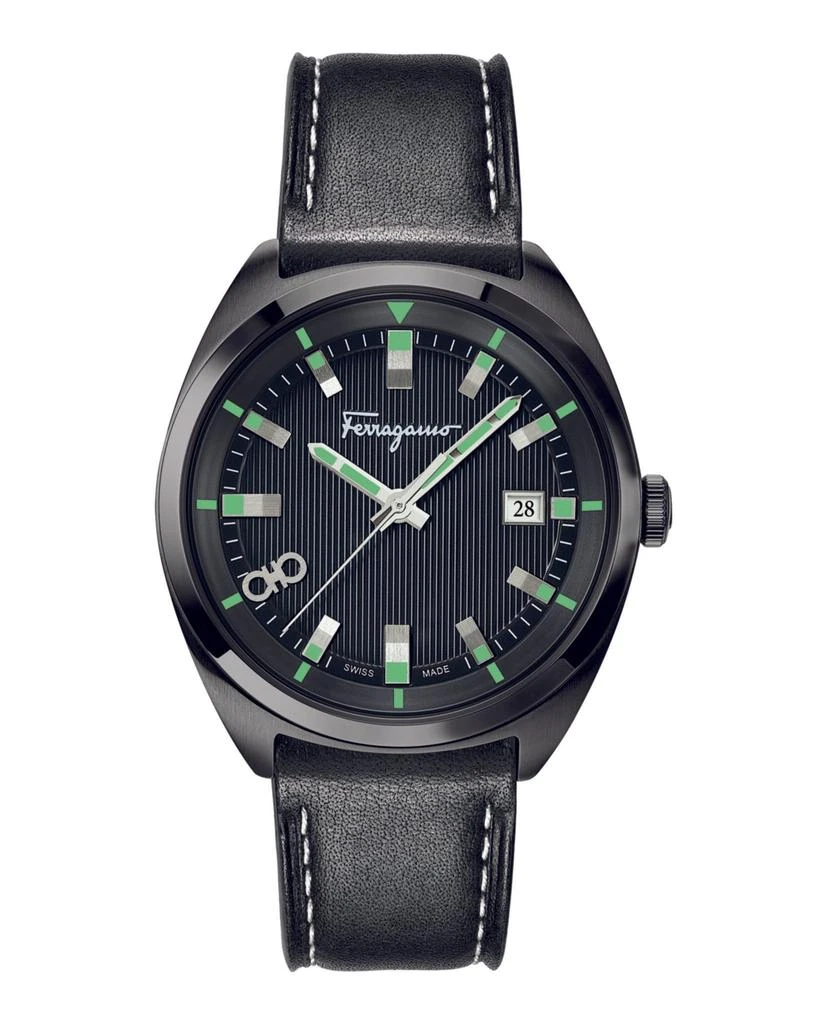 商品Salvatore Ferragamo|Ferragamo Evolution Leather Watch,价格¥3273,第1张图片