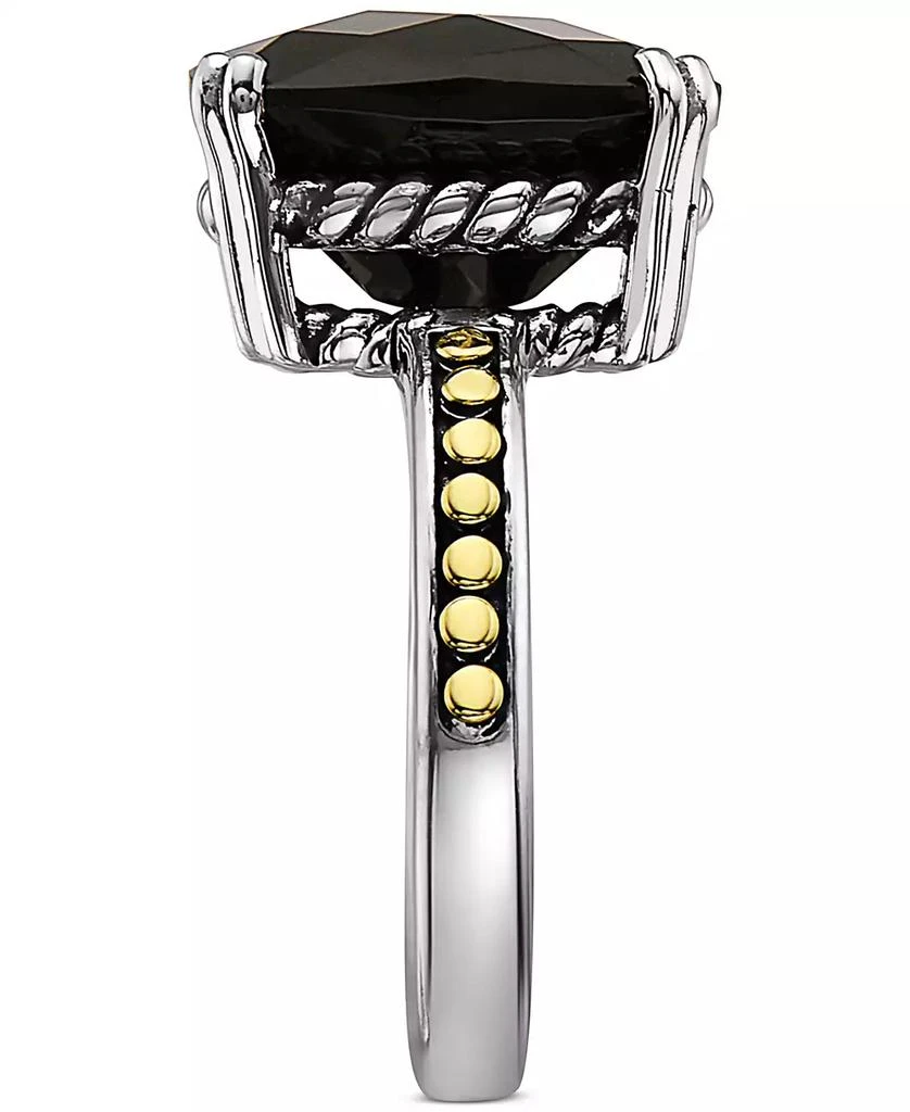 商品Effy|EFFY® Onyx Statement Ring in Sterling Silver & 18k Gold,价格¥3880,第5张图片详细描述