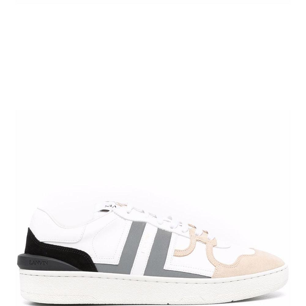 Lanvin - Mens Low Clay Sneakers White商品第1张图片规格展示