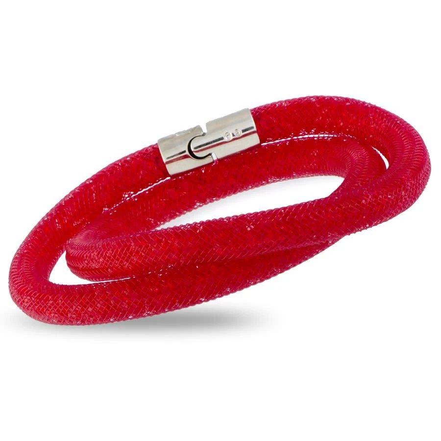 商品Swarovski|Stardust Red Crystals Bracelet 5184845-M - Medium,价格¥172,第1张图片