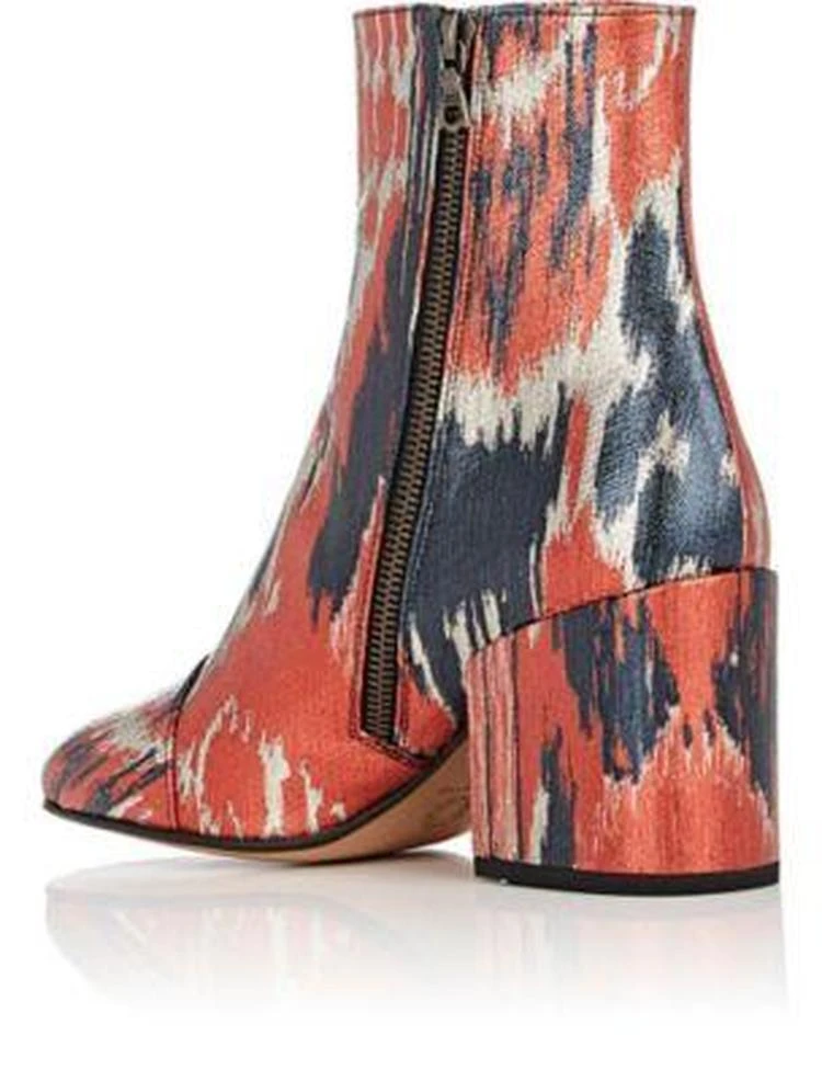 商品Dries Van Noten|Cap-Toe Lamé Ankle Boots,价格¥3266,第3张图片详细描述