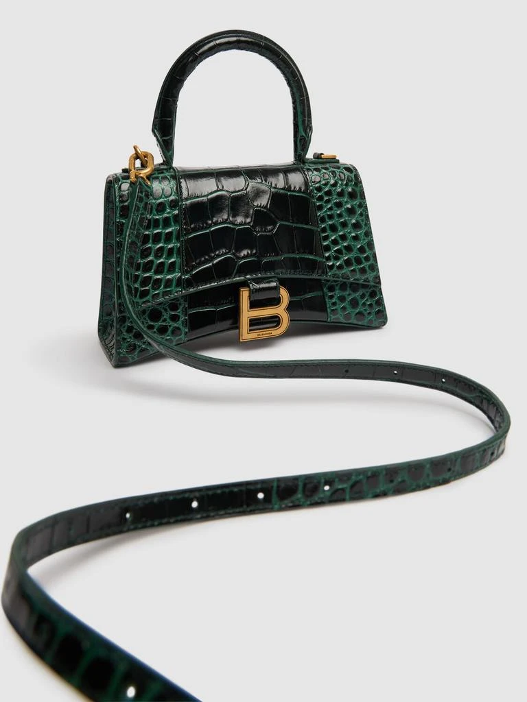 商品Balenciaga|Xs Hourglass Embossed Leather Chain Bag,价格¥21652,第3张图片详细描述