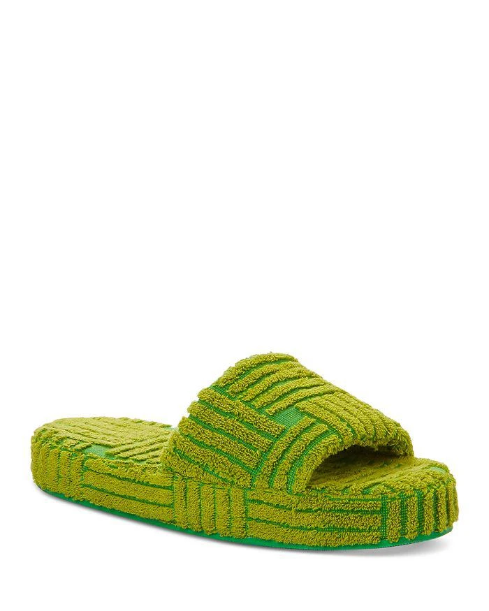 商品Bottega Veneta|Men's Resort Intreccio Jacquard Slide Sandals,价格¥2243,第1张图片