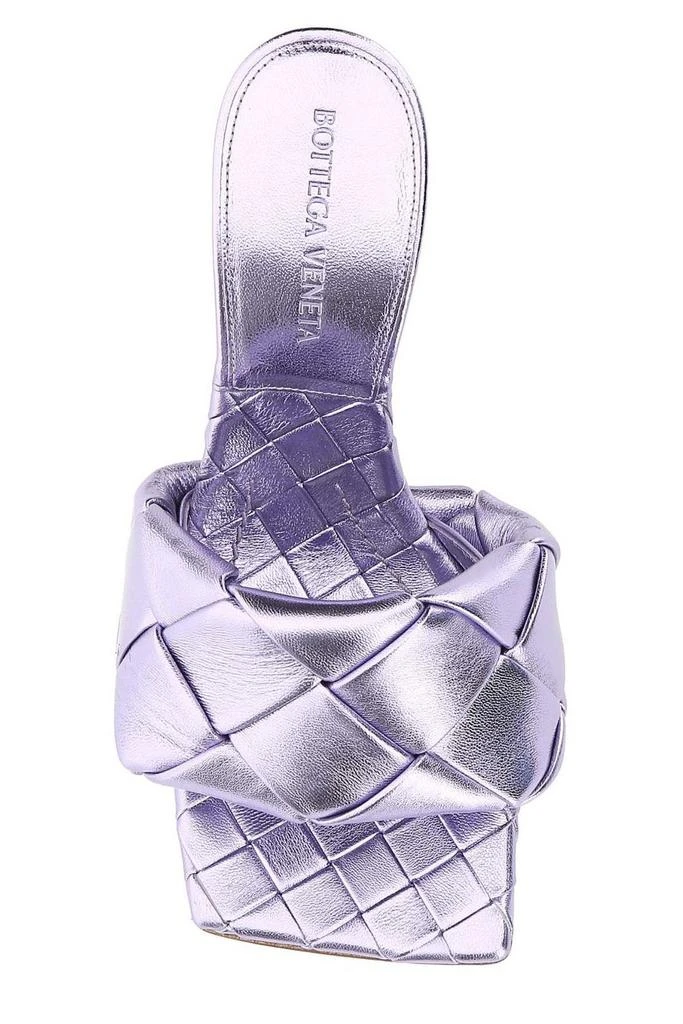商品Bottega Veneta|Bottega Veneta Intreccio Metallised Mules,价格¥4361,第3张图片详细描述