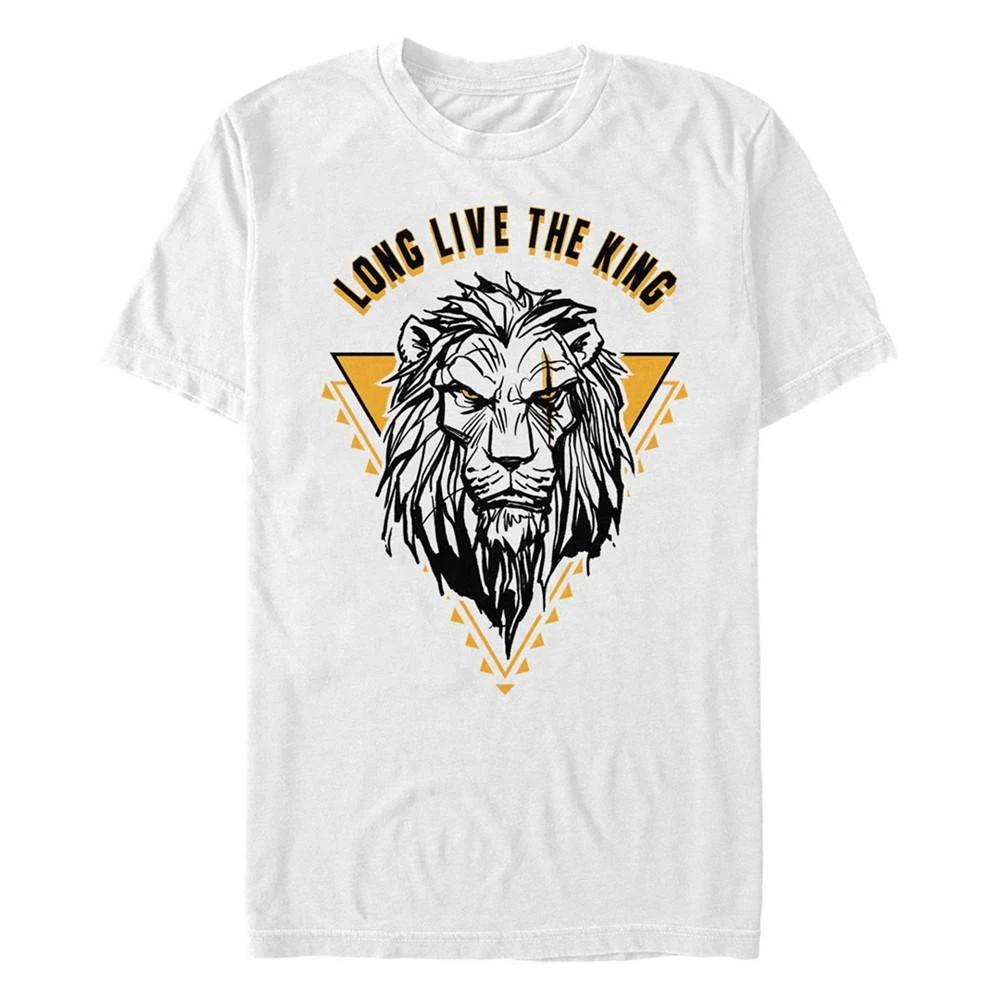 商品Disney|Disney Men's The Lion King Live Action Scar Long Live the King, Short Sleeve T-Shirt,价格¥185,第1张图片