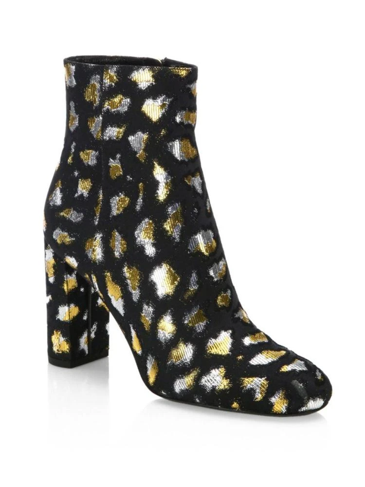 商品Yves Saint Laurent|Loulou Leopard Ankle Boots,价格¥1850,第1张图片