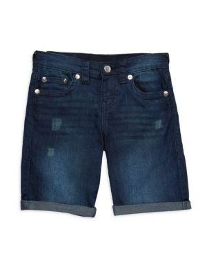 商品True Religion|Little Boy's 2-Piece Logo Tee & Denim Shorts Set,价格¥119,第3张图片详细描述