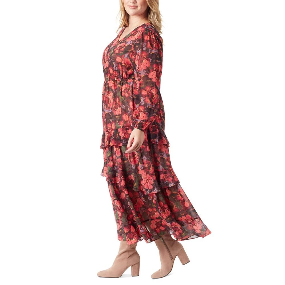 商品Jessica Simpson|Trendy Plus Size Tabatha Ruffled Maxi Dress,价格¥750,第3张图片详细描述