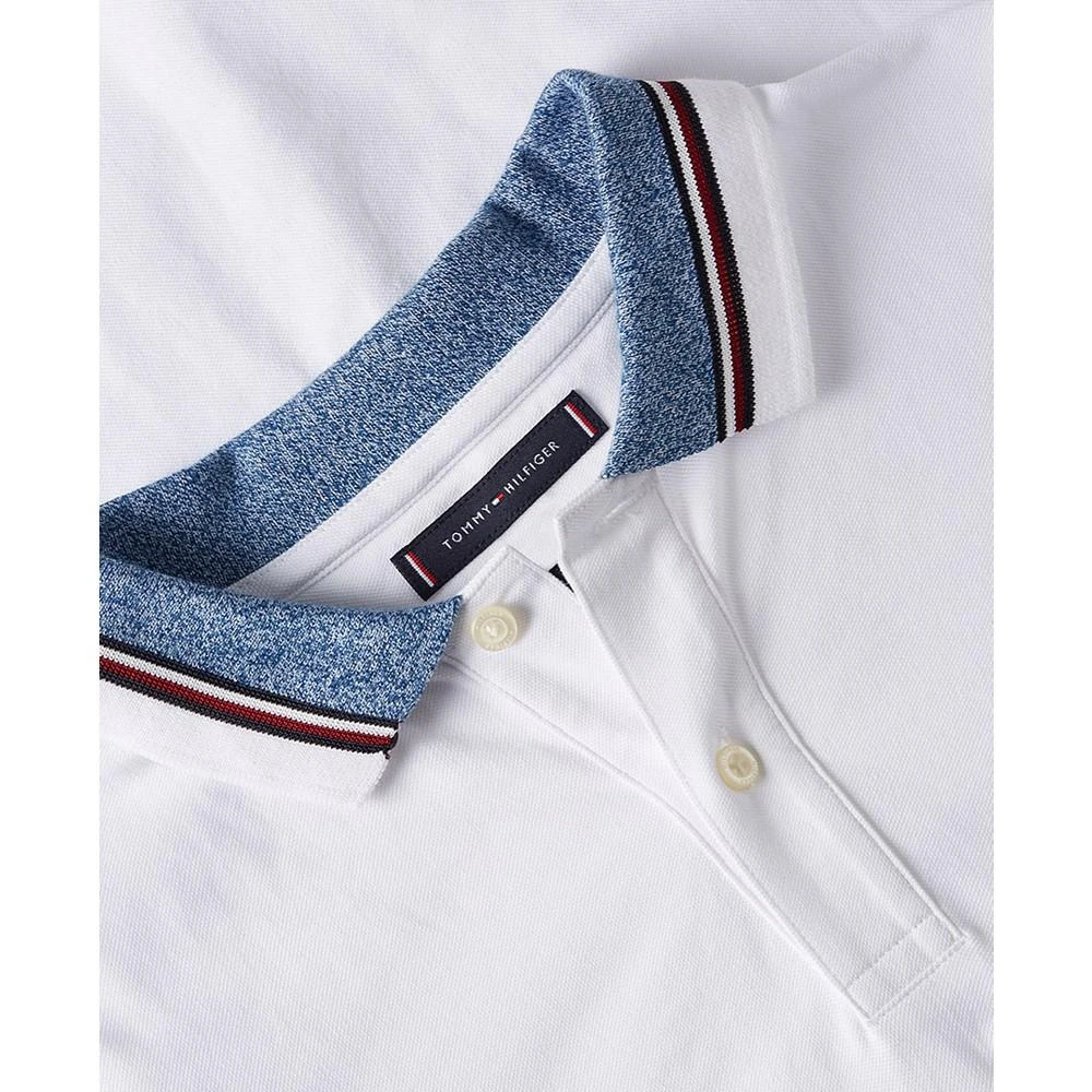 商品Tommy Hilfiger|Men's Regular-Fit Mouline Collar Piqué Polo Shirt,价格¥397,第5张图片详细描述