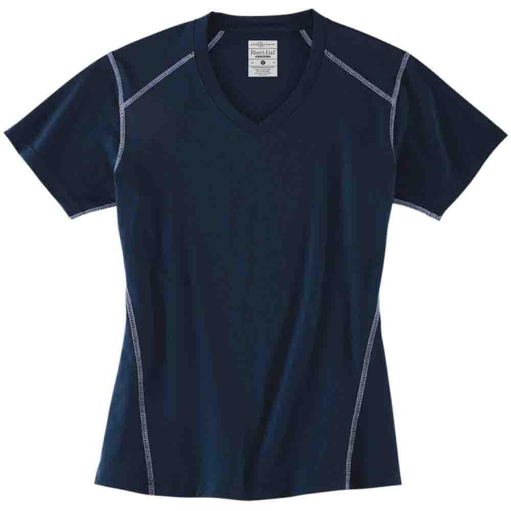 V-Neck Short Sleeve Athletic T-Shirt商品第1张图片规格展示