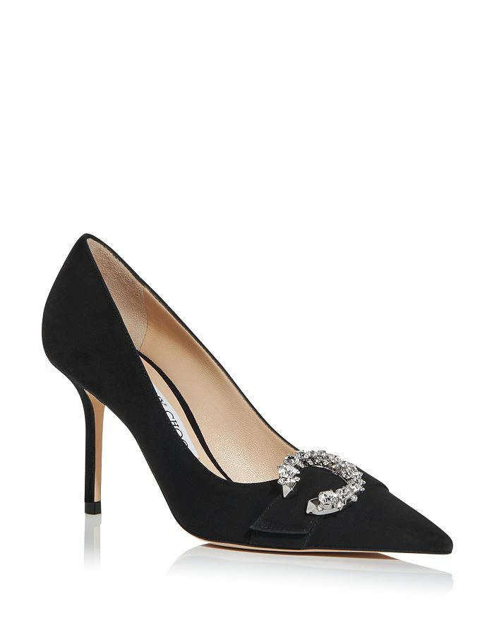 商品Jimmy Choo|Women's Saresa 85 Embellished Pumps,价格¥3474,第1张图片