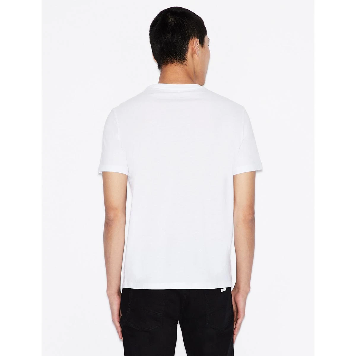 商品【商品预售7天】 Armani Exchange|Armani Exchange 男士T恤 8NZTCJZ8H4Z1100 白色,价格¥567,第4张图片详细描述
