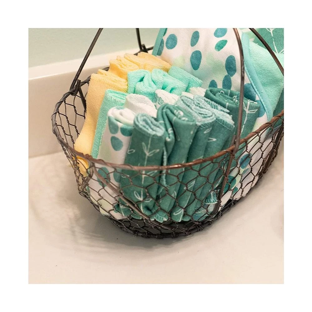 商品Spasilk|Baby Washcloth Set for Newborn Boys and Girls, Terry Cotton Wipes,价格¥75,第2张图片详细描述