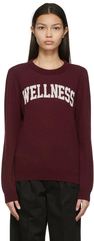 商品Sporty & Rich|Burgundy Dakota Sweatshirt,价格¥707,第1张图片