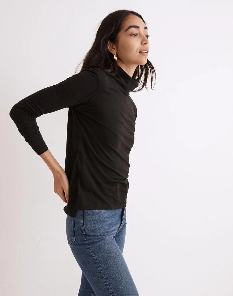 商品Madewell|Whisper Cotton Turtleneck Tee,价格¥80,第2张图片详细描述