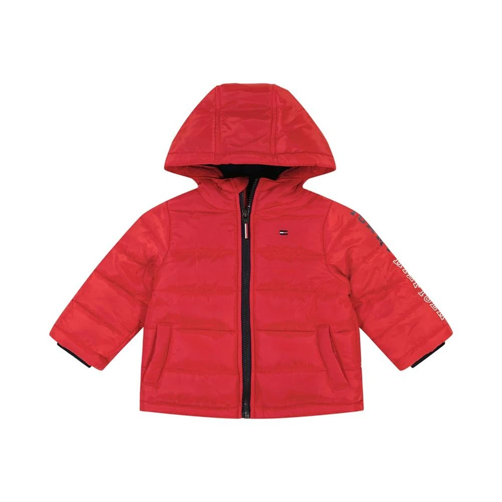 商品Tommy Hilfiger|Baby Boys Sleeve Logo Puffer Jacket,价格¥137,第1张图片