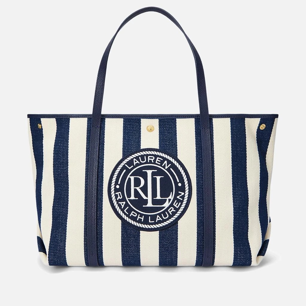 商品Ralph Lauren|Emerie Herringbone Cotton Twill Extra Large Tote Bag,价格¥1911,第1张图片