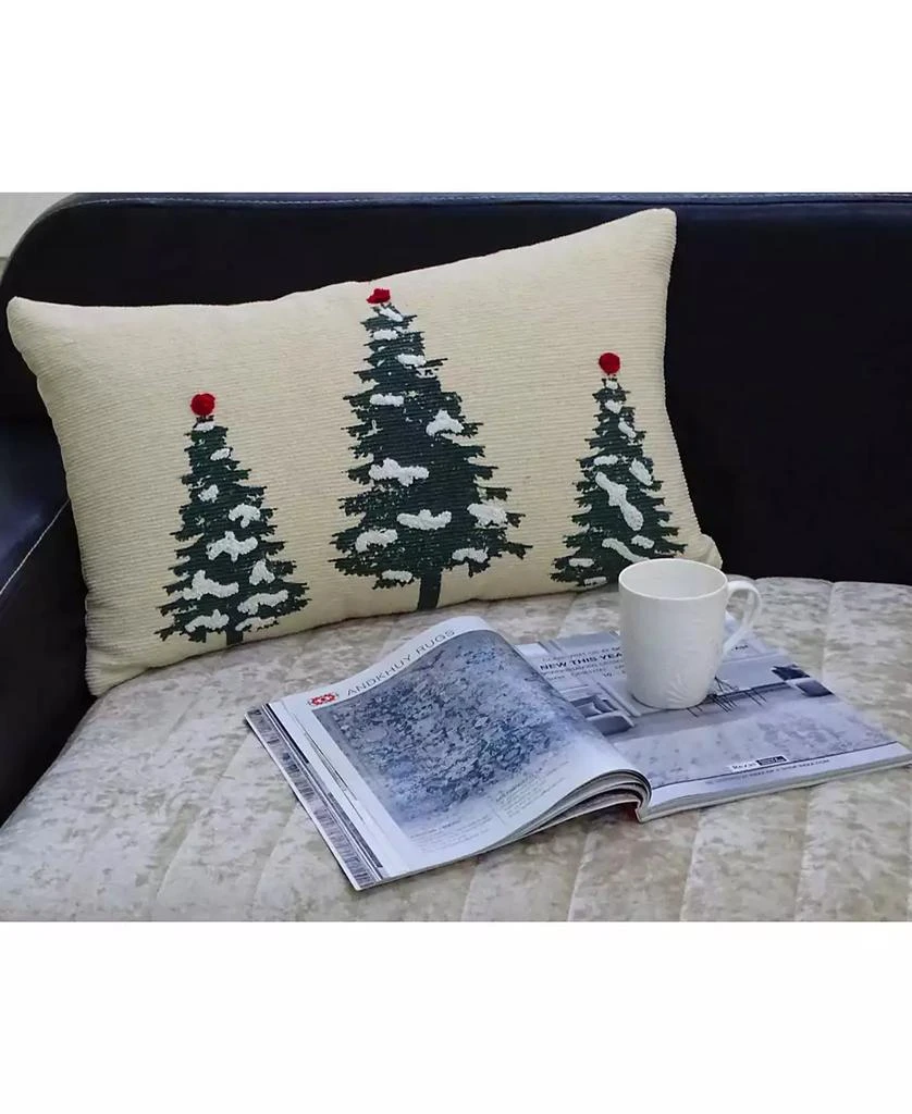 商品Vibhsa|Evergreen Trees Decorative Pillow, 14" x 24",价格¥269,第2张图片详细描述