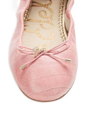 商品Sam Edelman|Felicia Embossed Leather Ballet Flats,价格¥554,第5张图片详细描述
