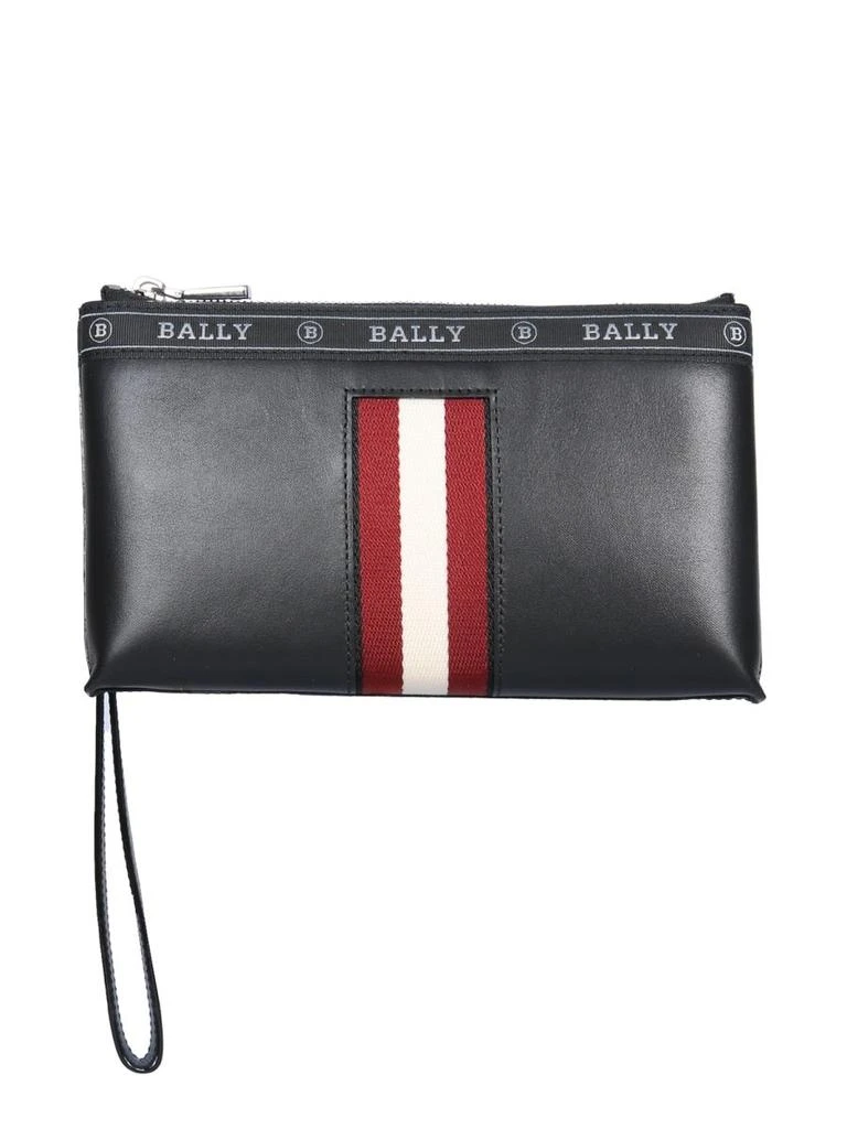 商品Bally|Bally Beryer Logo Detailed Zipped Wallet,价格¥1545,第1张图片