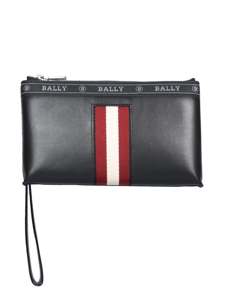 商品Bally|Bally Beryer Logo Detailed Zipped Wallet,价格¥1571,第1张图片