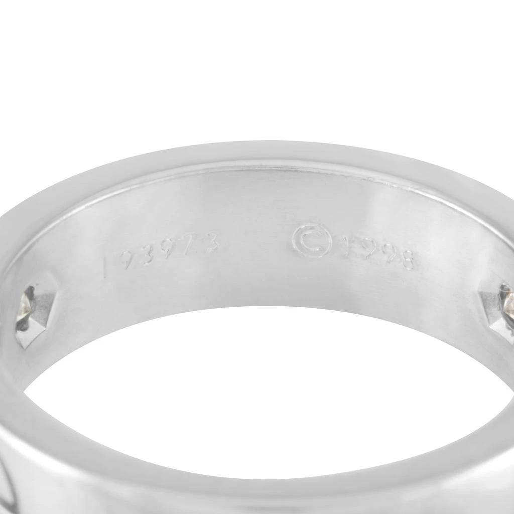 商品[二手商品] Cartier|Cartier LOVE 18K White Gold 3 Diamond Band Ring,价格¥20738,第5张图片详细描述