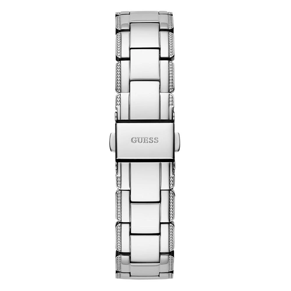 商品GUESS|Women's Silver-tone Stainless Steel Bracelet Watch 33mm,价格¥404,第3张图片详细描述