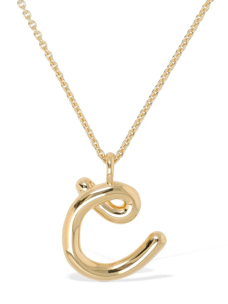 商品Missoma|Curvy Molten "c" Pendant Necklace,价格¥858,第1张图片