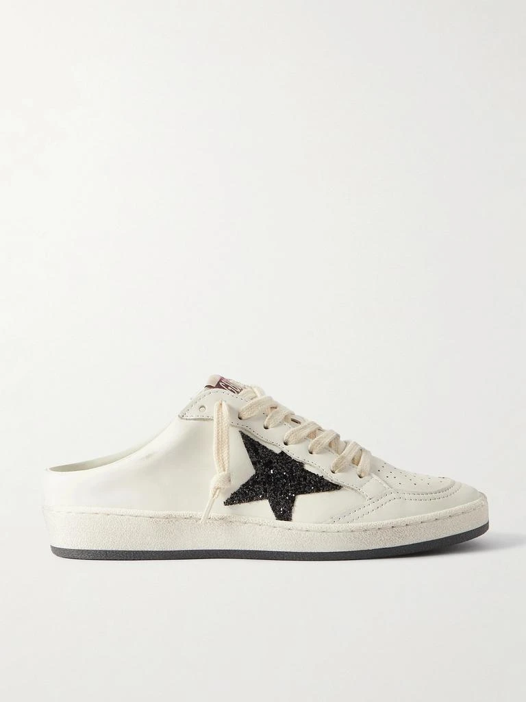 商品Golden Goose|Ball Star Sabot 亮片金葱皮革套穿式运动鞋  - IT41,价格¥4690,第1张图片