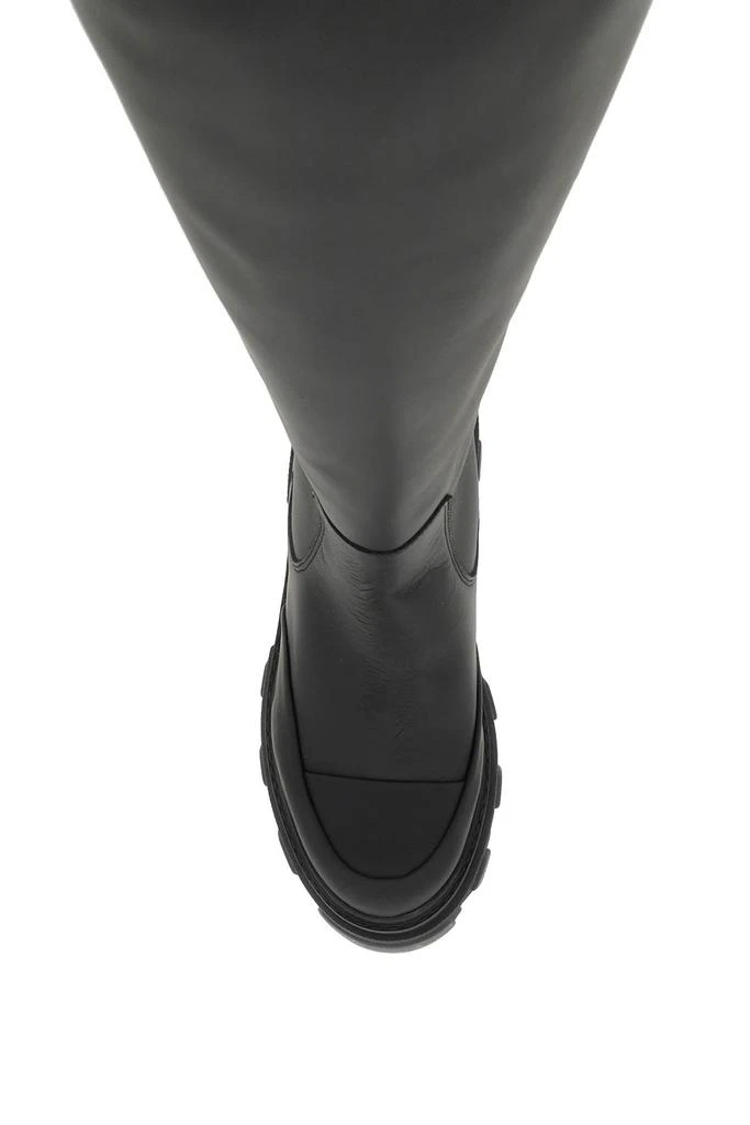 商品Ganni|tubular leather boots,价格¥1351,第2张图片详细描述