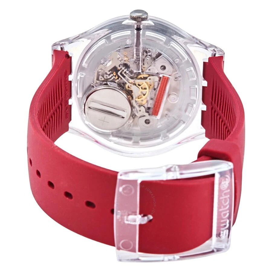 商品Swatch|Swatch POLARED Quartz Red Dial Ladies Watch SUOK717,价格¥447,第3张图片详细描述