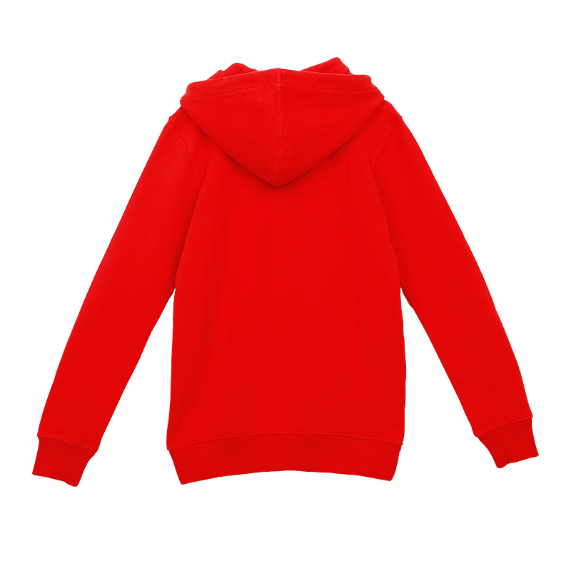 MOSCHINO 莫斯奇诺 女士大红色棉质休闲连帽卫衣17095527 V1115 （清仓特价）商品第3张图片规格展示