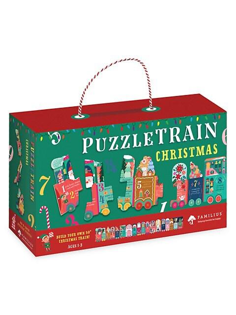 26-Piece Christmas Puzzle Train商品第1张图片规格展示