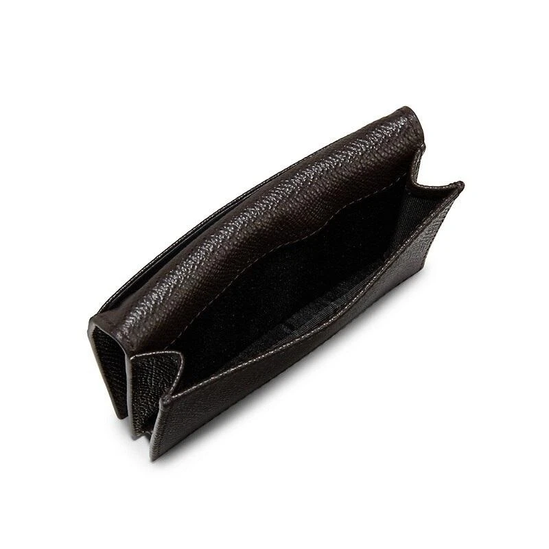 商品Bally|NEW Bally Tobel Men's 6211508 Chocolate Leather Card Holder MSRP,价格¥451,第2张图片详细描述