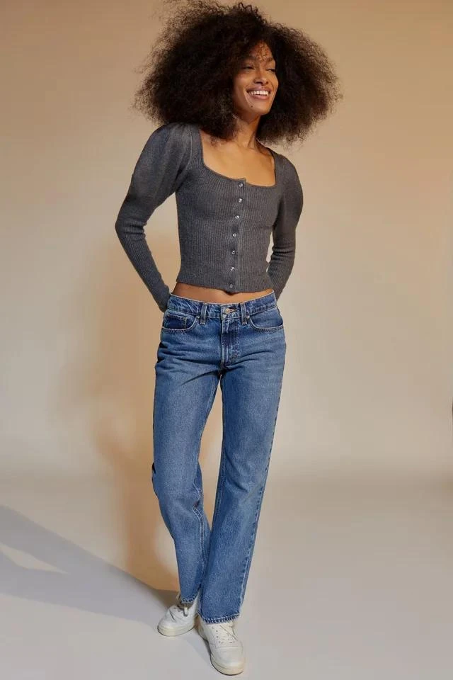 商品Urban Outfitters|UO Ashley Puff-Sleeve Cardigan,价格¥75,第4张图片详细描述