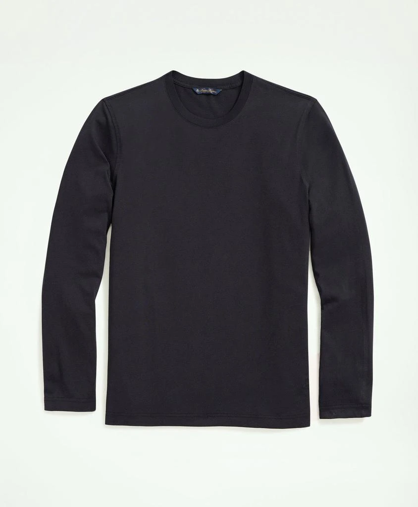 商品Brooks Brothers|Supima® Cotton Long-Sleeve Logo T-Shirt,价格¥402,第1张图片