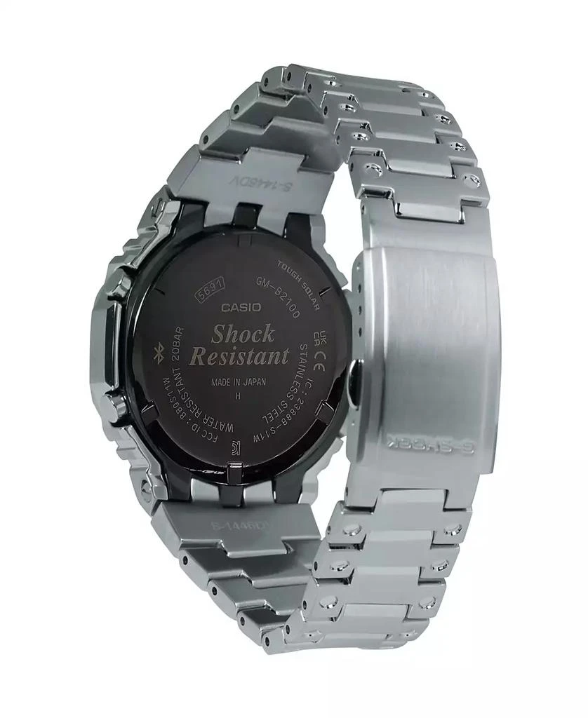 商品G-Shock|Men's Silver-Tone Stainless Steel Bracelet Watch, 44.4mm, GMB2100D-1A,价格¥4243,第2张图片详细描述