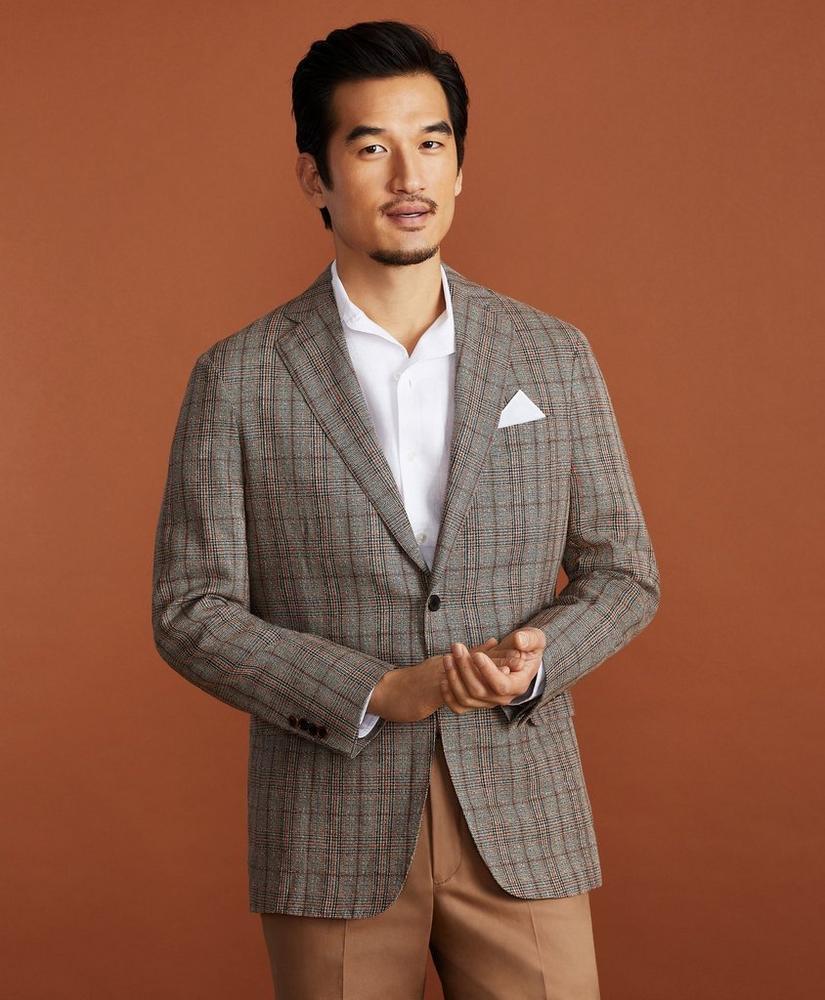 商品Brooks Brothers|Golden Fleece® BrooksCloud™ Hemp-Wool Plaid Sport Coat,价格¥3727,第5张图片详细描述