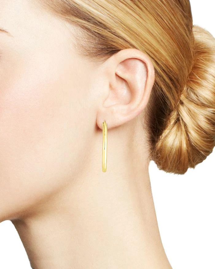 商品Roberto Coin|18K Yellow Gold Oro Classic Polished Hoop Earrings,价格¥20746,第2张图片详细描述