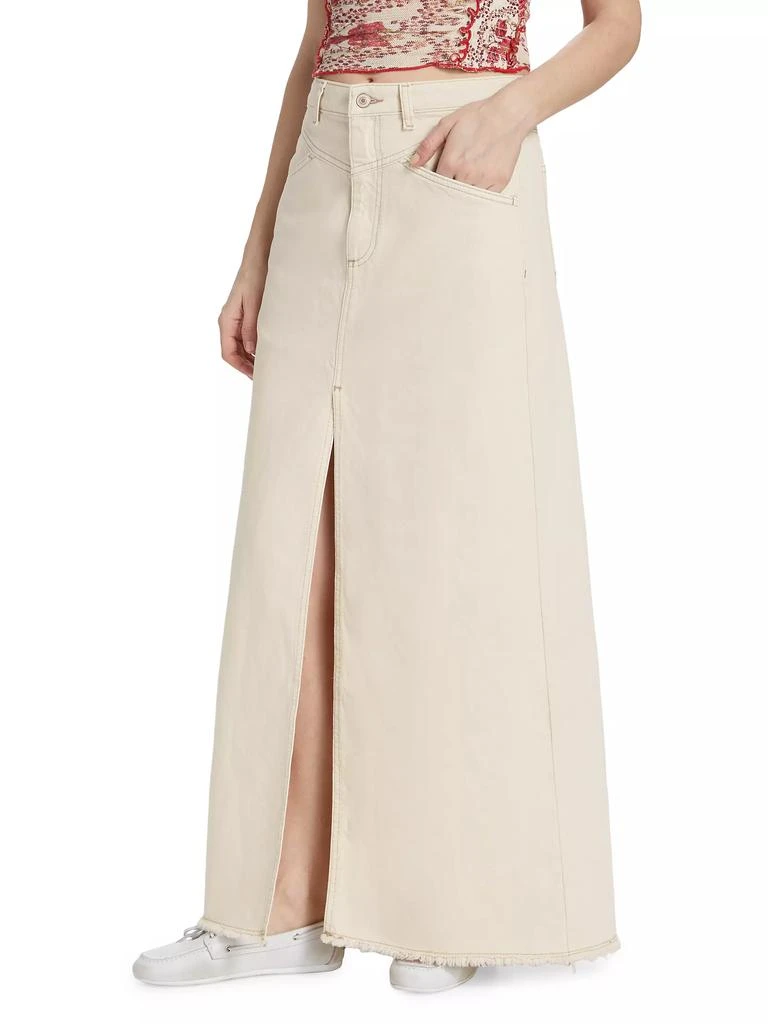 商品Free People|Come As You Are Denim Maxi Skirt,价格¥537,第4张图片详细描述