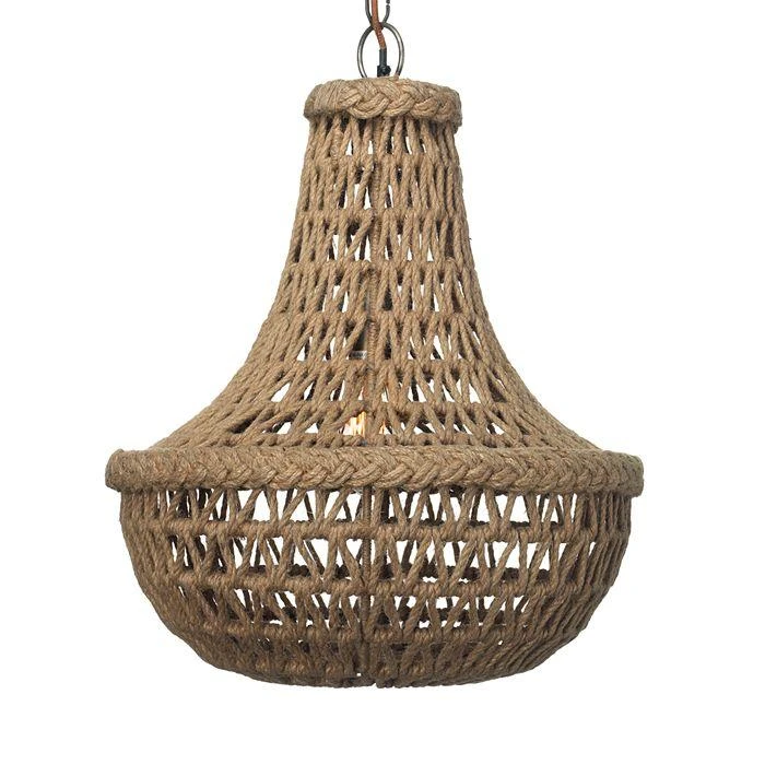 商品Jamie Young|Jute Macrame Chandelier,价格¥7478,第1张图片