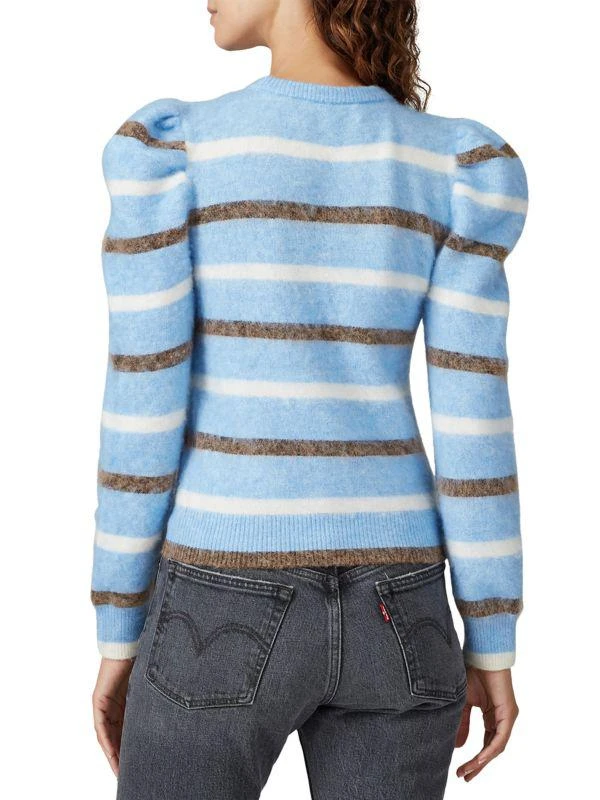 商品[二手商品] Derek Lam|Puff Sleeve Stripe Alpaca Blend Sweater,价格¥532,第2张图片详细描述