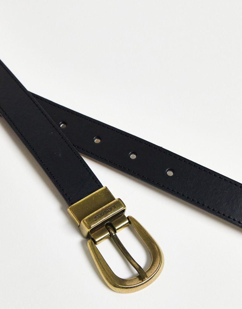 Levi's reversible belt in leopard print商品第3张图片规格展示