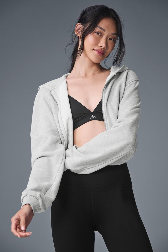 トップス alo Bae Hoodie Athletic Heather Grey Accolade Hoodie - Athletic Heather Grey | ALO