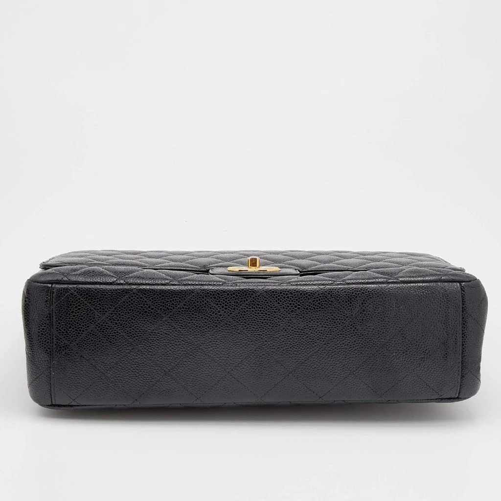 Chanel Black Quilted Caviar Leather Maxi Classic Double Flap Bag 商品