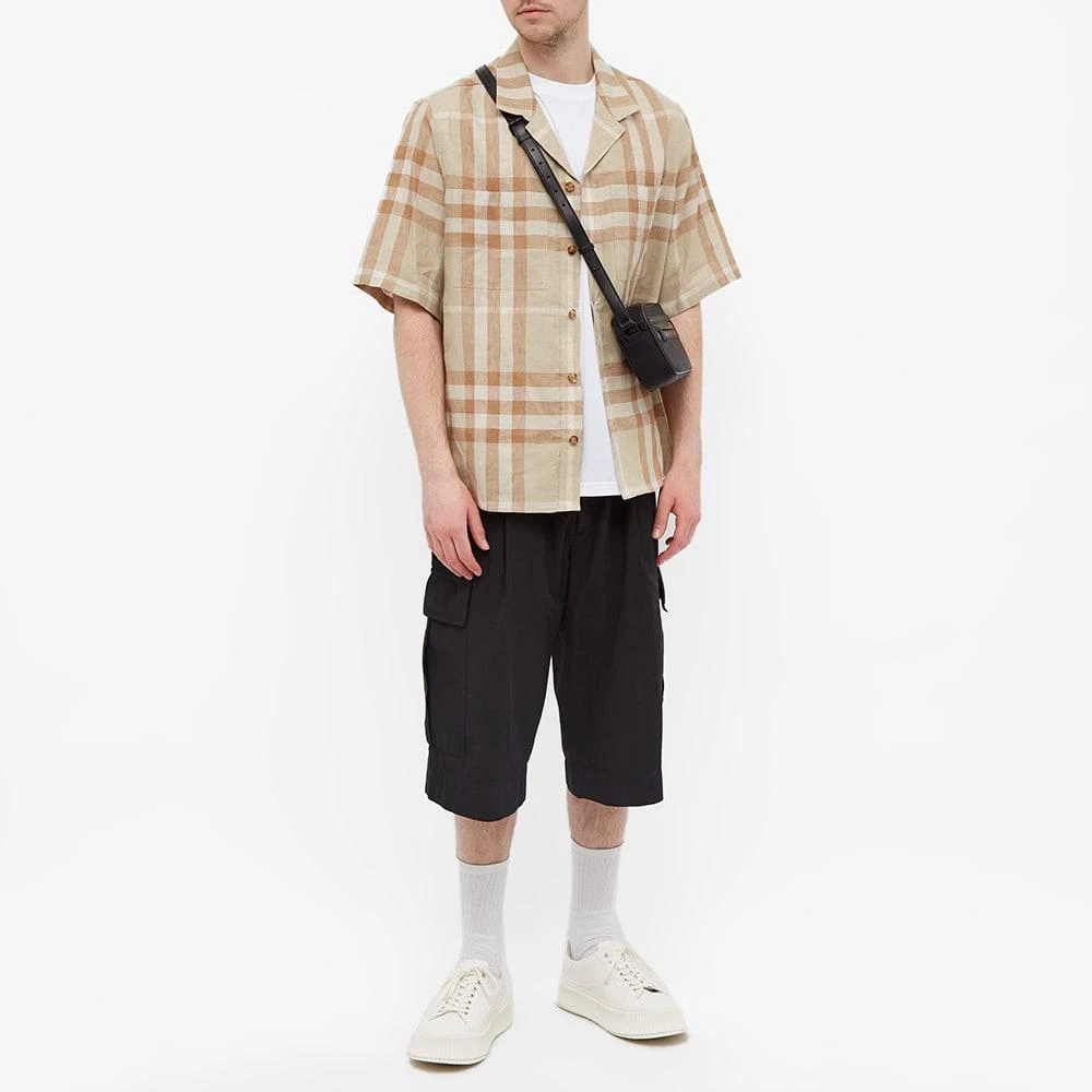 商品Burberry|Burberry Raymond Check Linen Vacation Shirt,价格¥4739,第4张图片详细描述