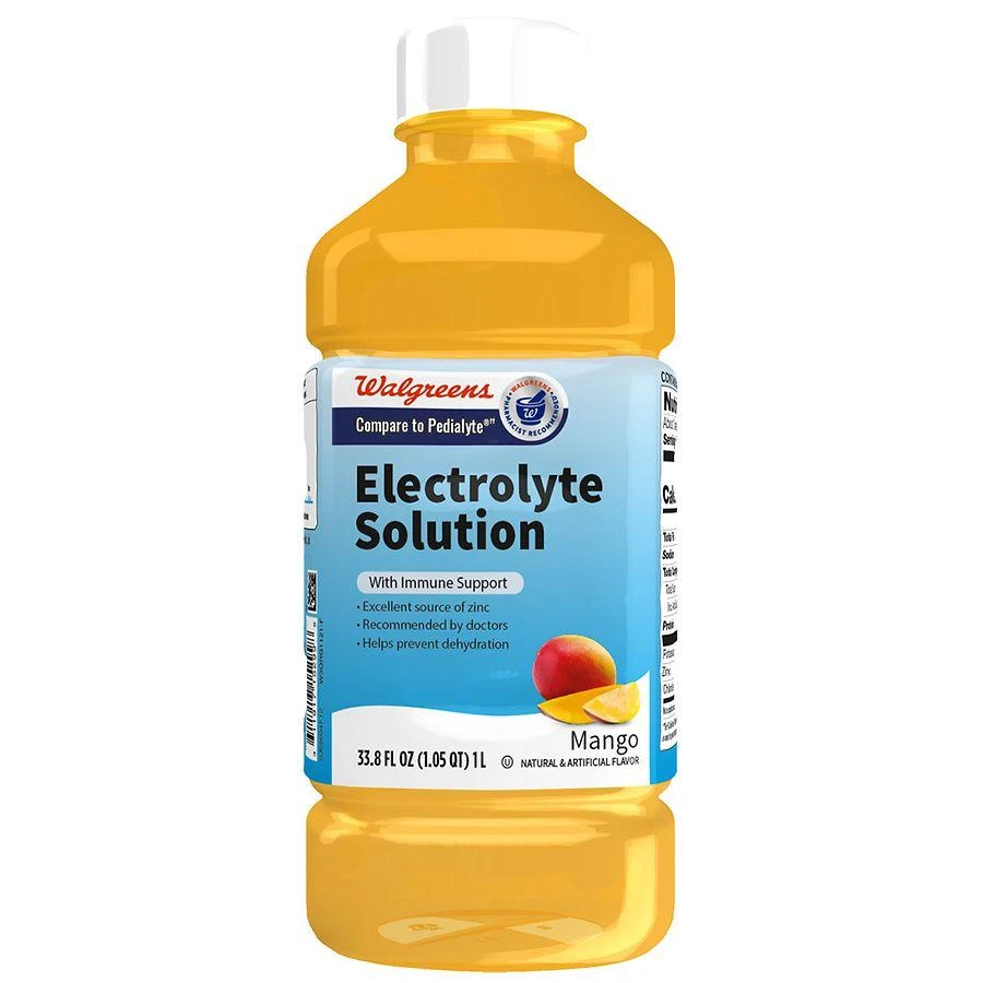 商品Walgreens|Electrolyte Solution With Zinc Mango,价格¥42,第1张图片